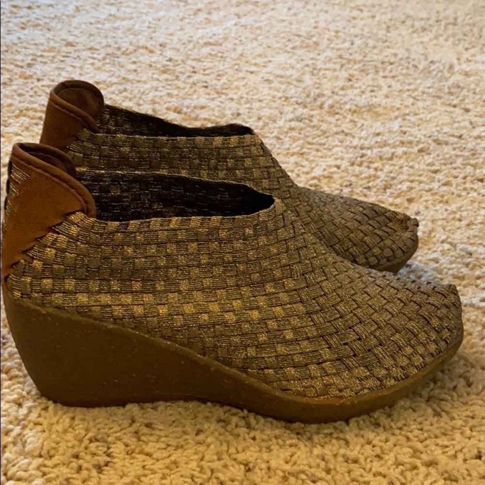 Bernie Mev wedge bootie